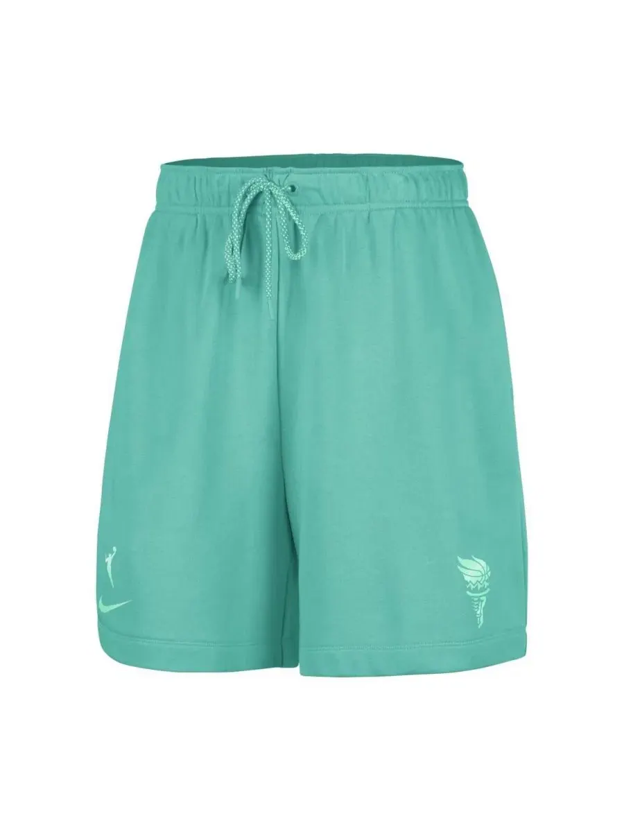 Шорты Nike с флисовой подкладкой, с технологией Dri-FIT, New York Liberty — изображение 2 из 3, мята