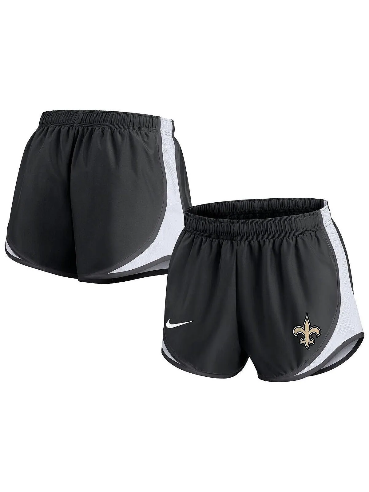 Женские черные шорты New Orleans Saints Performance Tempo Nike