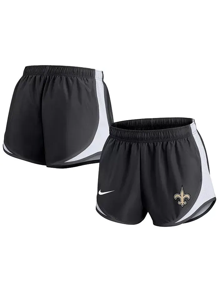 Женские черные шорты New Orleans Saints Performance Tempo Nike — изображение 1 из 1