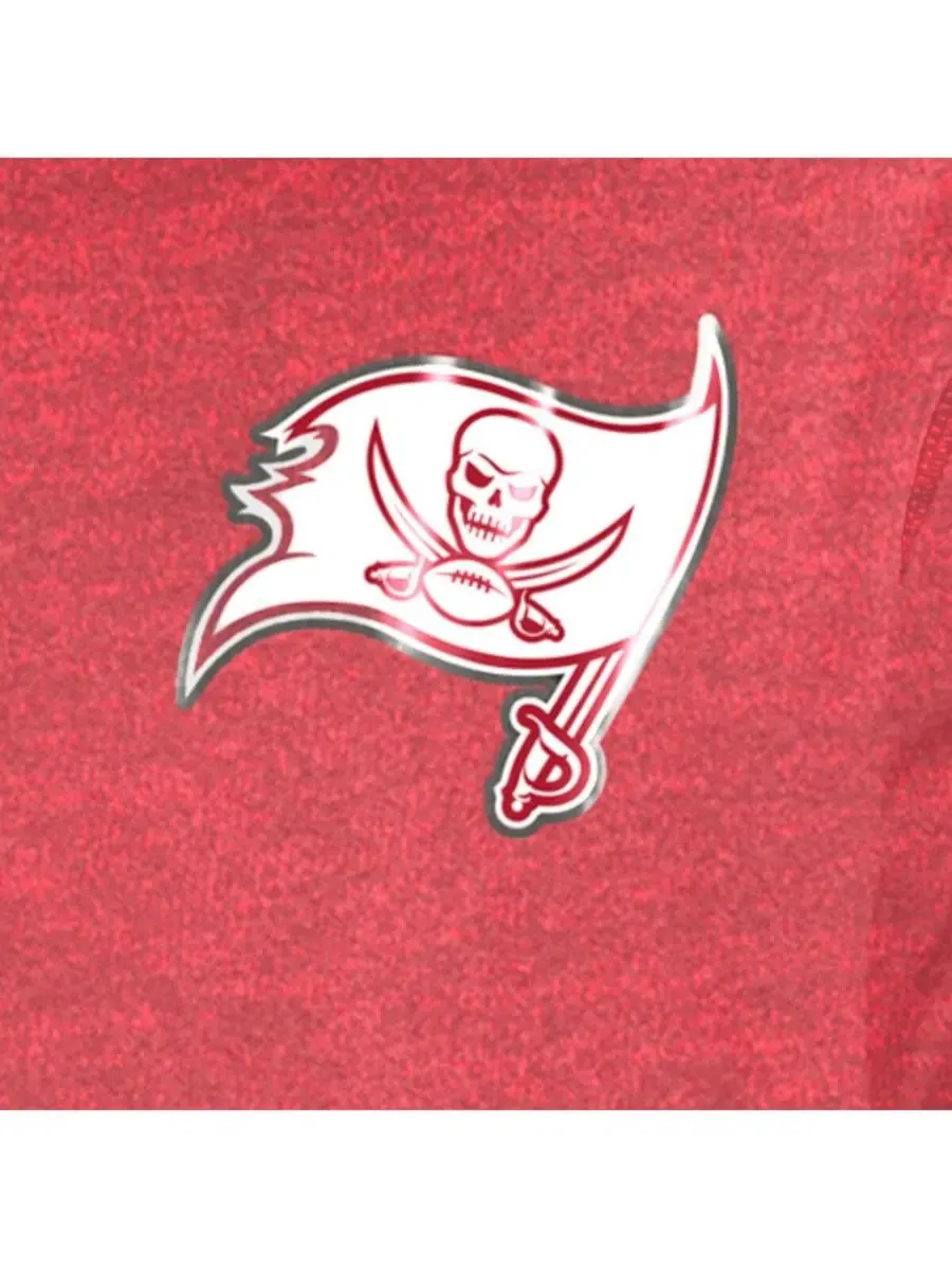 New Era Мужская футболка Tampa Bay Buccaneers 2024 NFL Training Camp цвета светло-красный меланж — изображение 2 из 4
