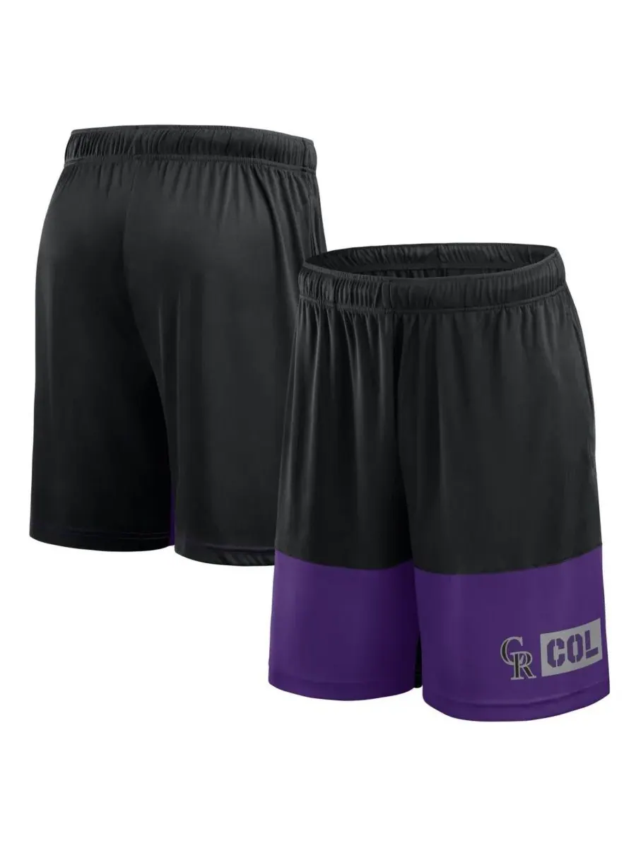 Fanatics Мужские черные шорты Colorado Rockies Best of the Best