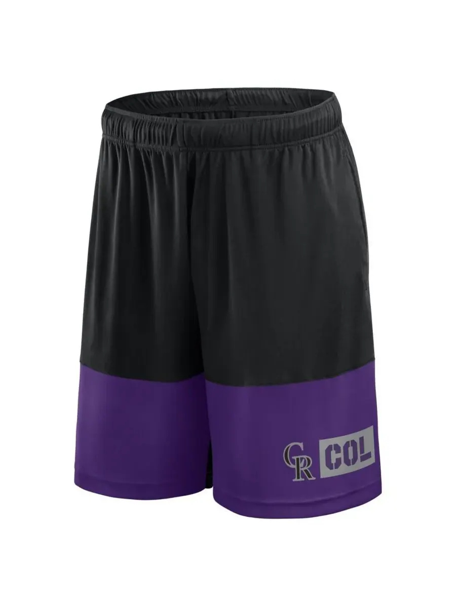 Fanatics Мужские черные шорты Colorado Rockies Best of the Best — изображение 2 из 3, черный