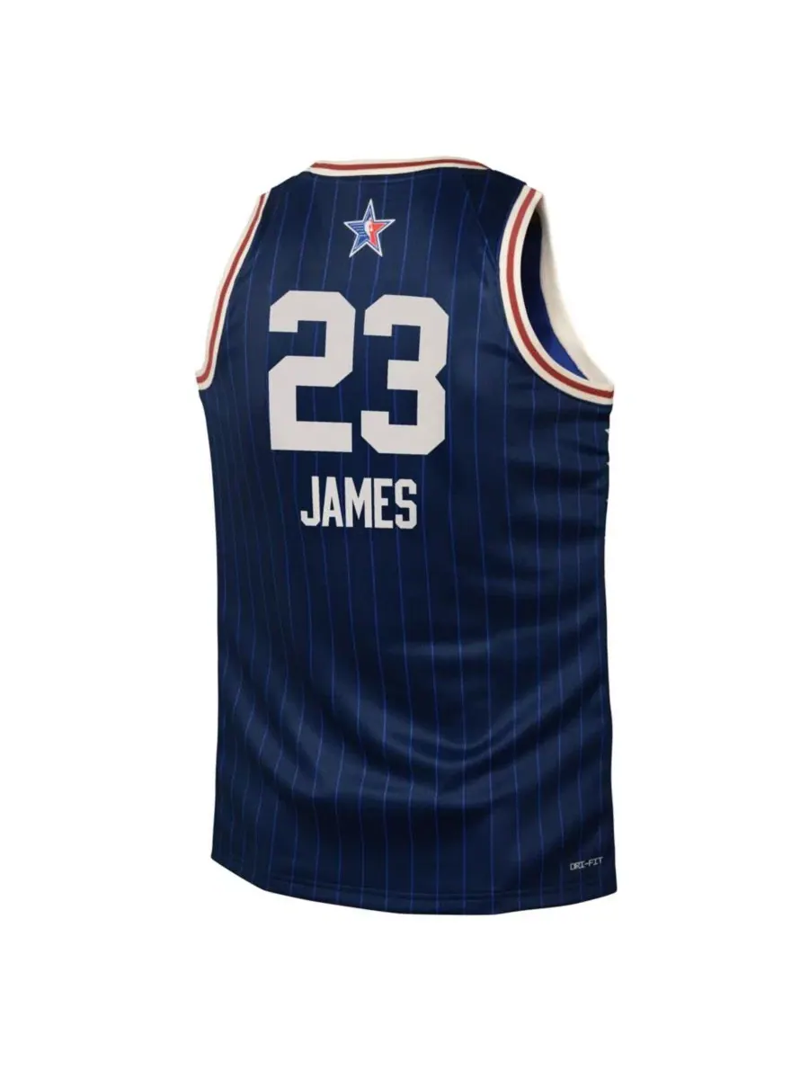 Детская баскетбольная джерси с длинным рукавом LeBron James 2024 NBA All-Star Game Swingman Jersey — изображение 2 из 3
