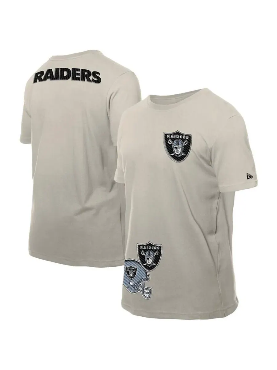 Футболка с эмблемами команды New Era Las Vegas Raiders