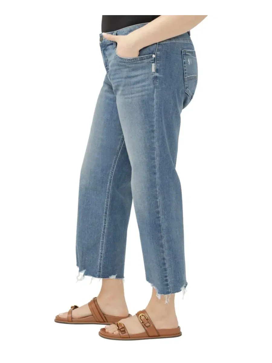 Джинсы boyfriend скинни с завышенной талией, прямые Silver Jeans Co., Kickin It — изображение 3 из 5