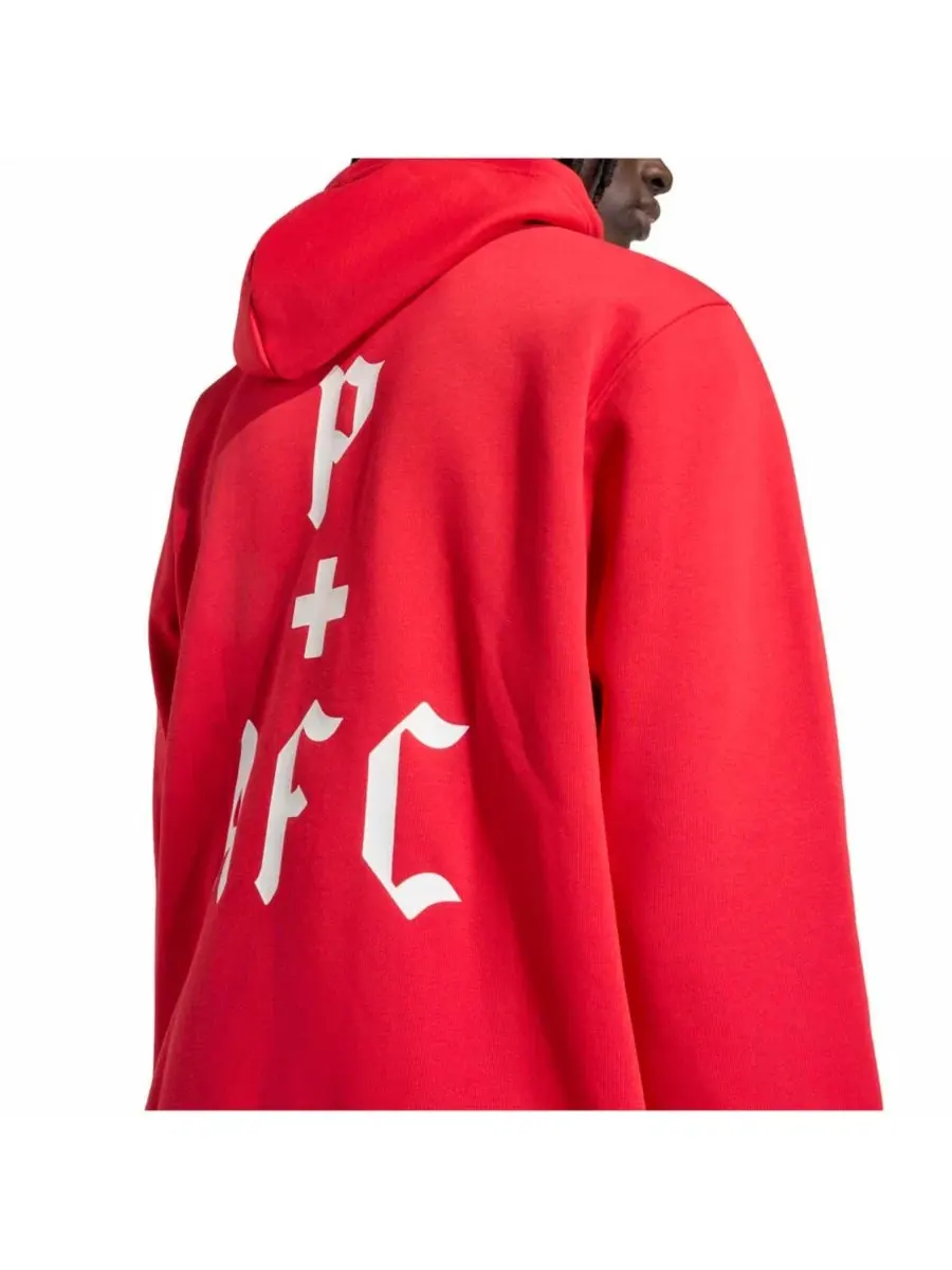 Мужская красная толстовка Arsenal x Places Faces Adidas — изображение 5 из 5, красный