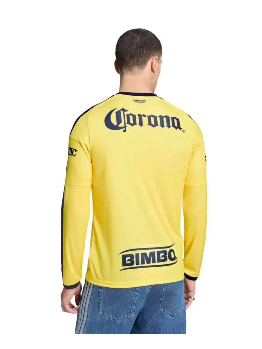 Футболка с длинным рукавом Club America 2026/27 Home Replica adidas — изображение 2 из 7, желтый