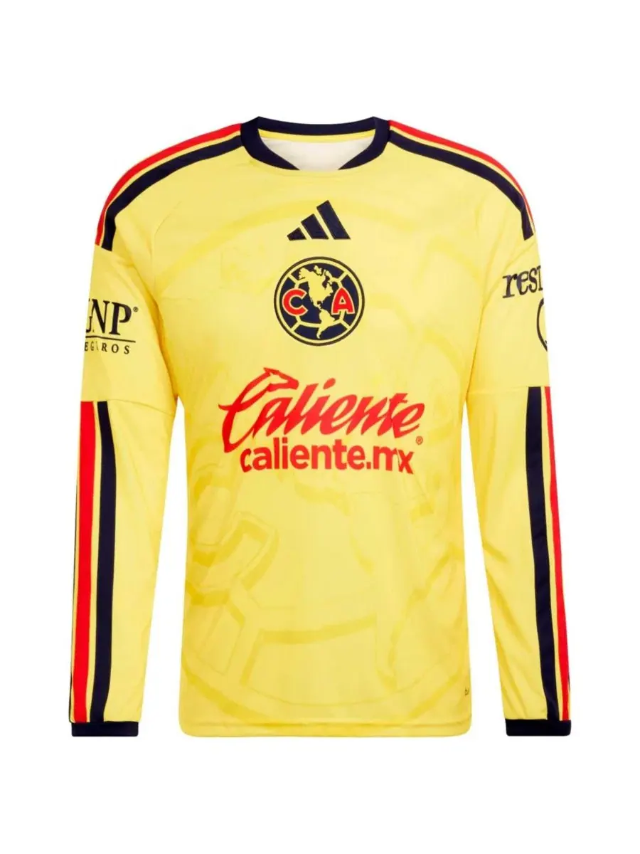 Футболка с длинным рукавом Club America 2026/27 Home Replica adidas — изображение 6 из 7, желтый