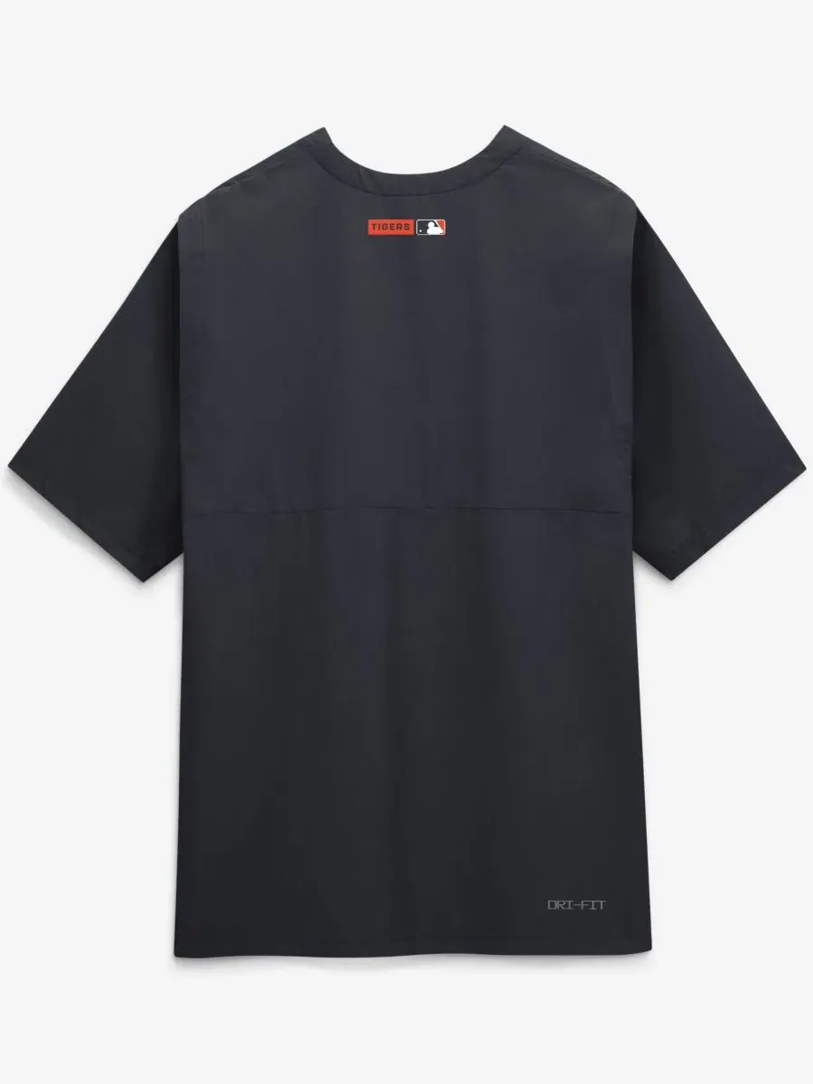 Ветровка-поло с четверть-молнией Dri-FIT Detroit Tigers Nike — изображение 3 из 5, темно-синий