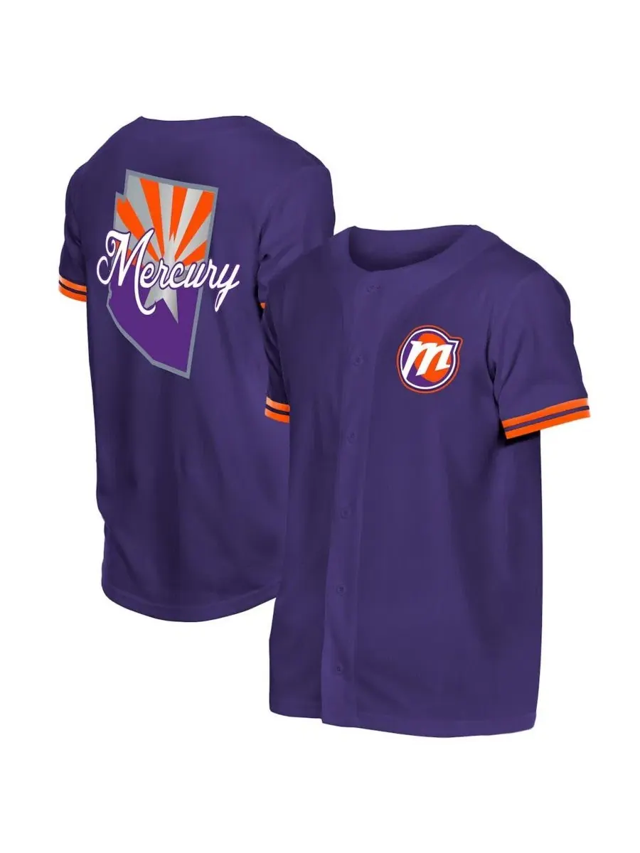 Бейсбольная джерси с принтом, мужская, Phoenix Mercury 2026 WNBA Draft Hometown New Era