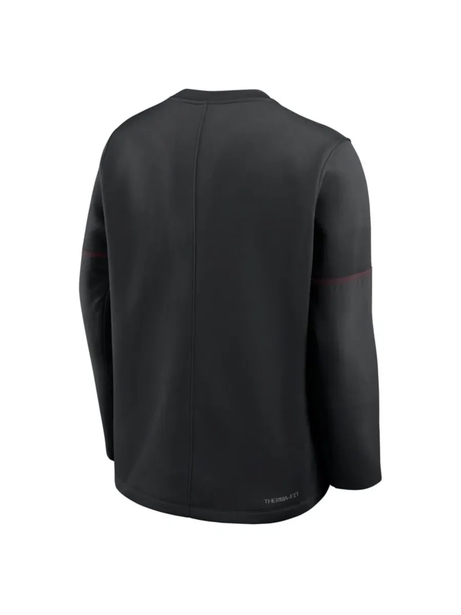 Лонгслив с длинным рукавом Ohio State Buckeyes 2026 Sideline Coaches Therma-FIT Nike — изображение 2 из 2, черный