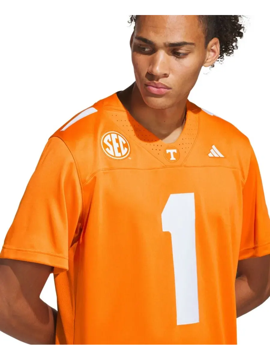 Мужская футболка-джерси Tennessee Volunteers Home Premier adidas — изображение 5 из 5, оранжевый
