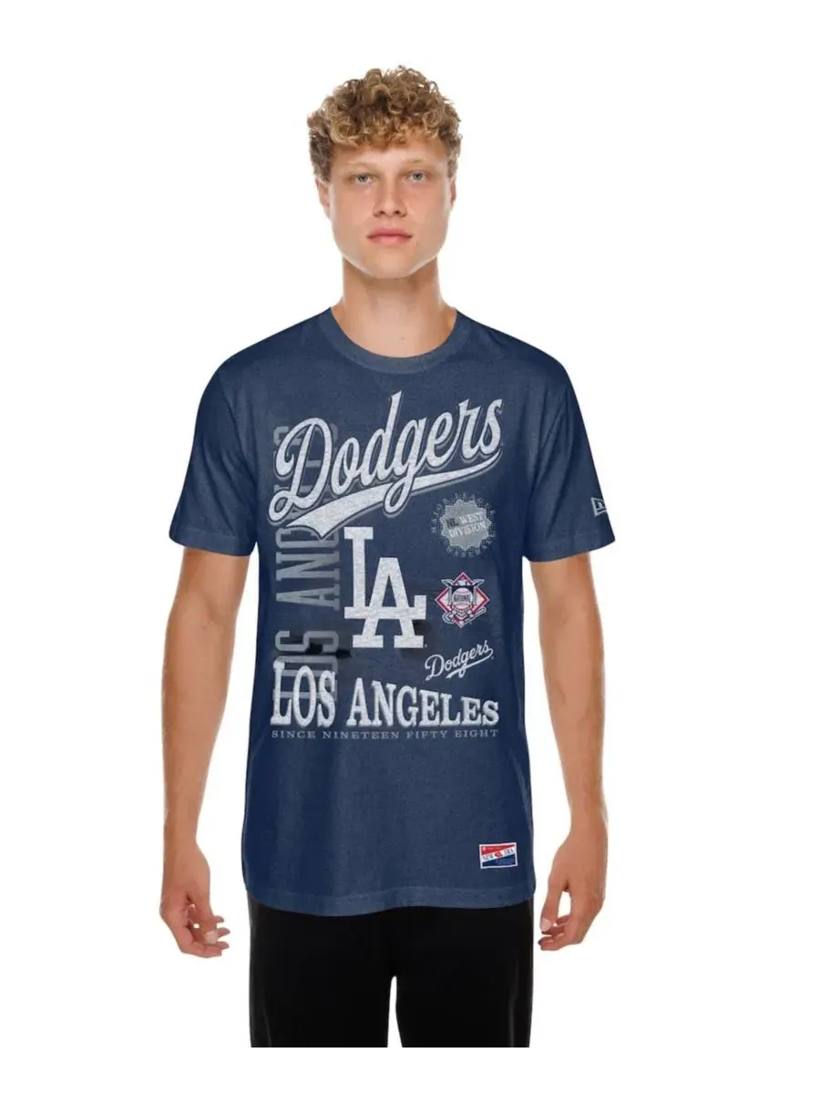 Футболка оверсайз с принтом Los Angeles Dodgers New Era