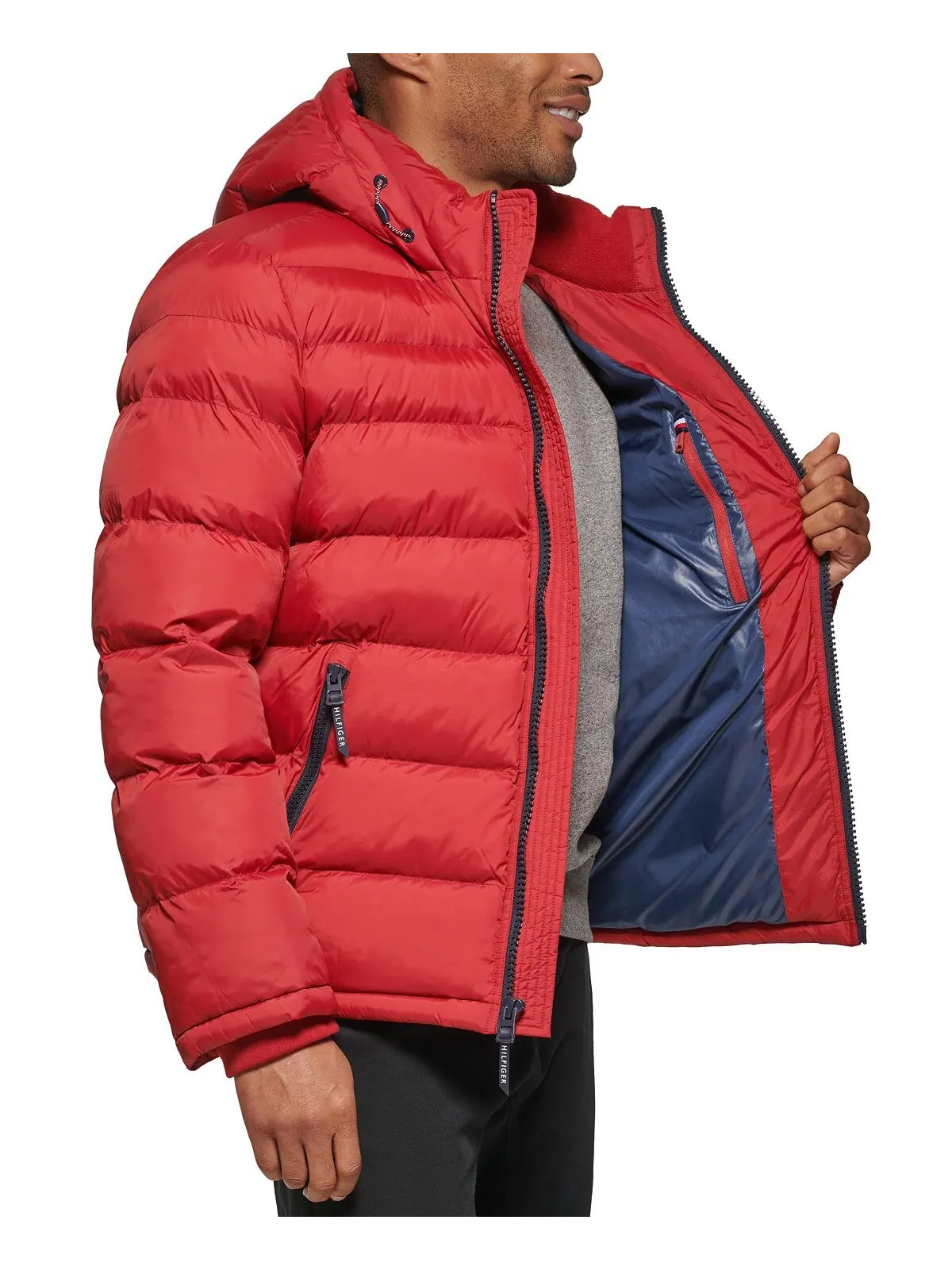 Куртка Tommy Hilfiger Quilted Puffe — изображение 4 из 7, красный