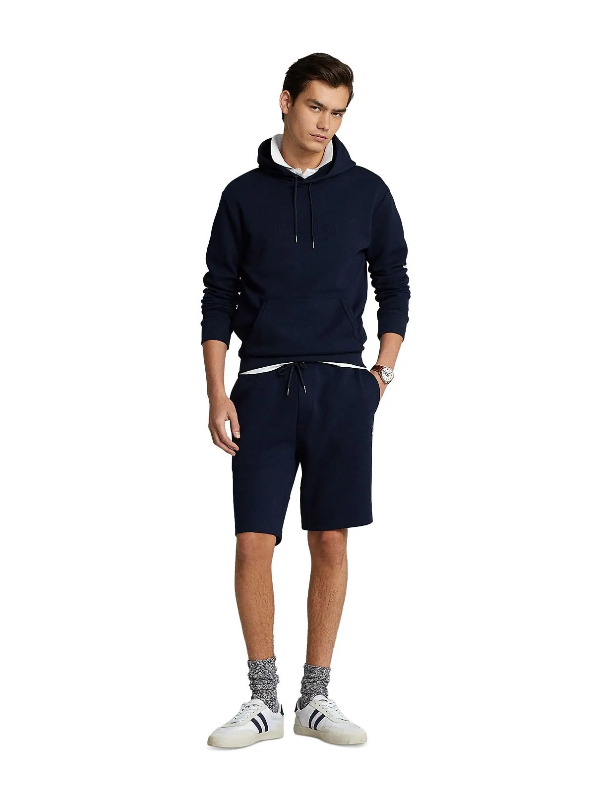 Мужские шорты двойной вязки Polo Ralph Lauren — изображение 5 из 5, темно-синий