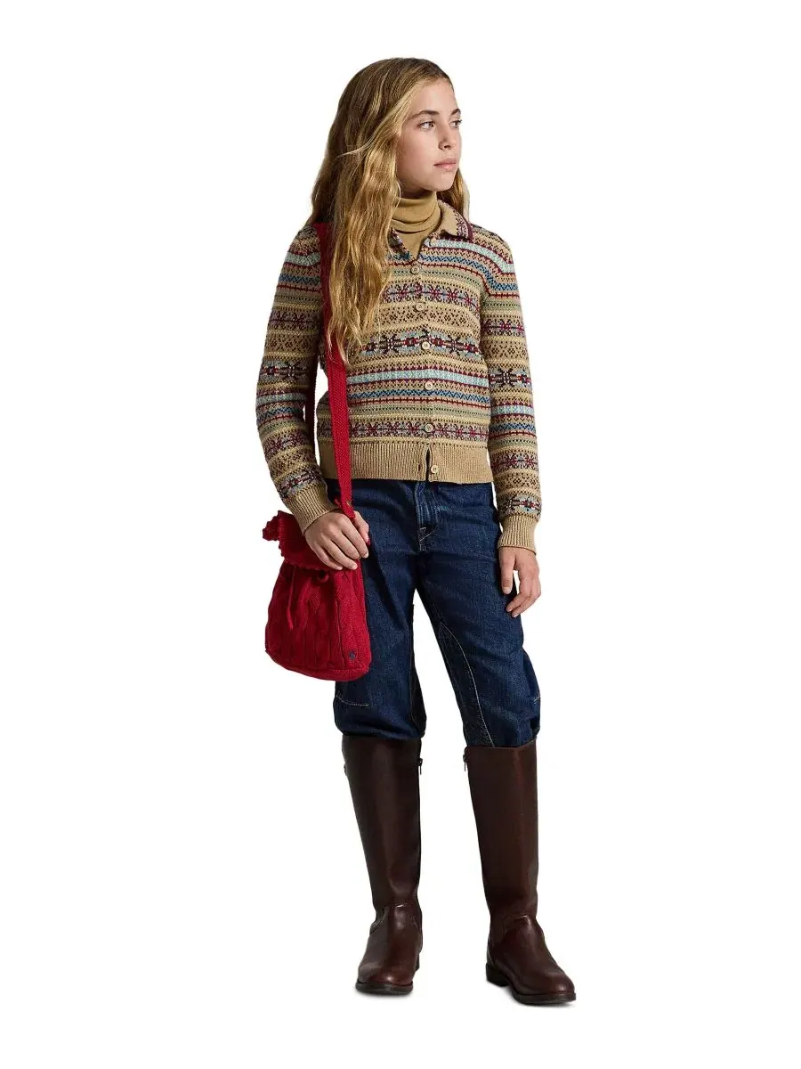 Джинсы для девочки с изогнутым зауженным кроем Polo Ralph Lauren, Lucero Wash