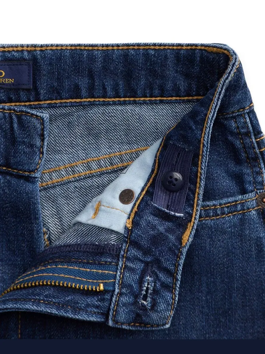 Джинсы для девочки с изогнутым зауженным кроем Polo Ralph Lauren, Lucero Wash — изображение 5 из 5