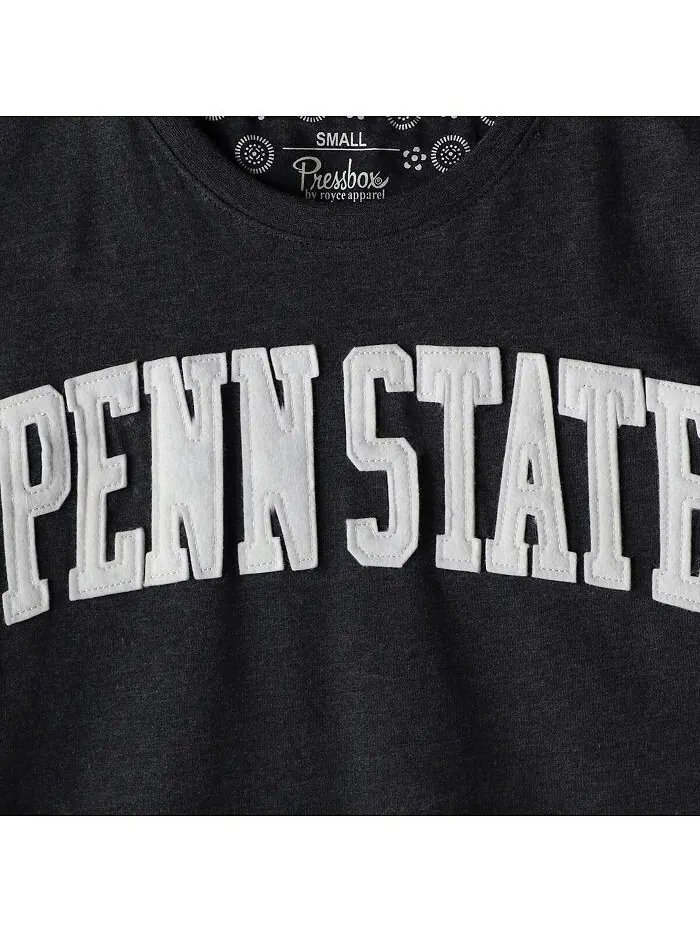 Женская темно-синяя футболка с длинными рукавами Penn State Nittany Lions Two-Hit Canyon Pressbox — изображение 4 из 4