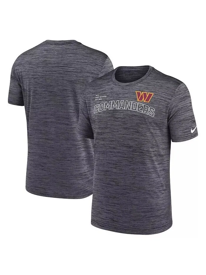 Футболка мужская черная Washington Commanders Velocity Arch Performance Nike