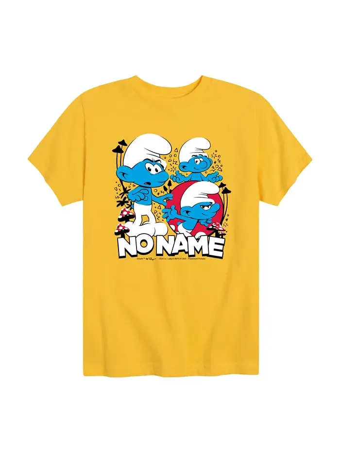 Футболка с надписью Big Boys No Name Smurfs