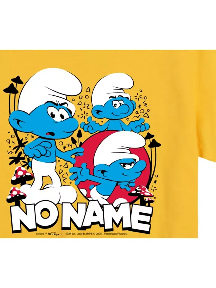 Футболка с надписью Big Boys No Name Smurfs — изображение 3 из 3