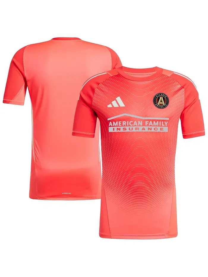 Мужская вратарская футболка Atlanta United FC 2025 красного цвета adidas