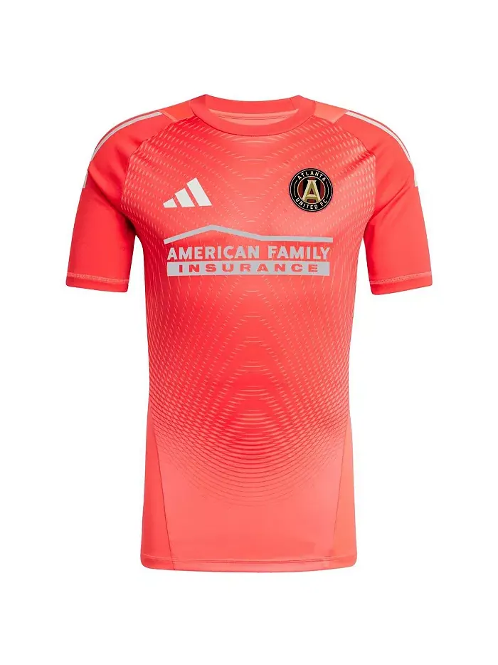 Мужская вратарская футболка Atlanta United FC 2025 красного цвета adidas — изображение 2 из 3
