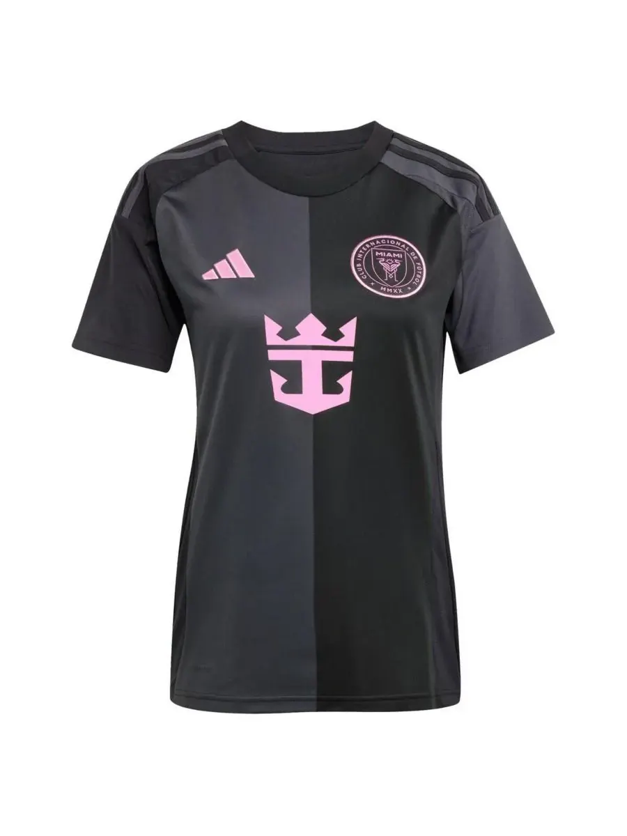 Adidas Женская черная футболка-реплика Серхио Бускетса Inter Miami CF 2025 The Fortitude Kit — изображение 2 из 3, черный
