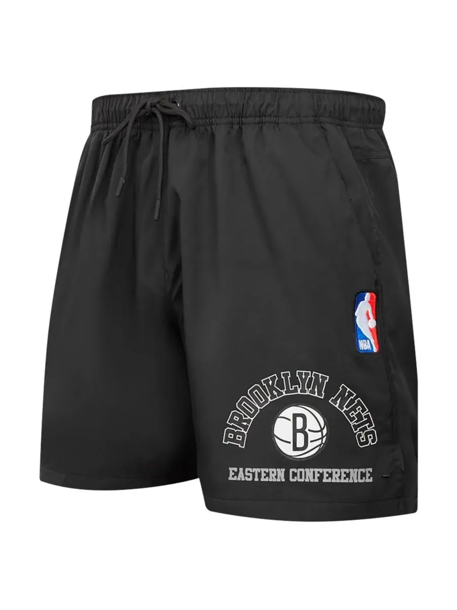 Pro Standard Мужские черные шорты Brooklyn Nets Area Code — изображение 3 из 3, черный