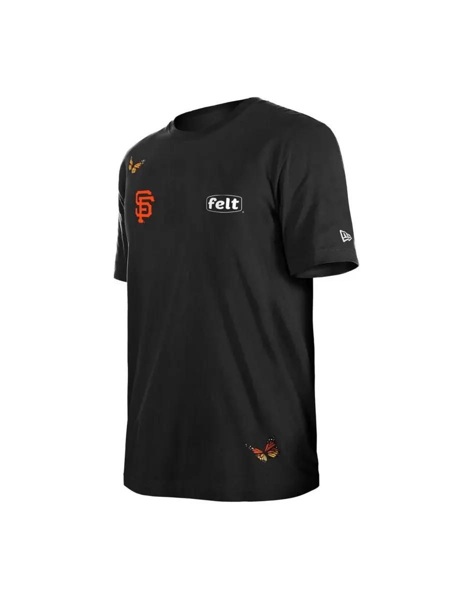 New Era Мужская черная футболка San Francisco Giants от x Felt — изображение 4 из 4, черный