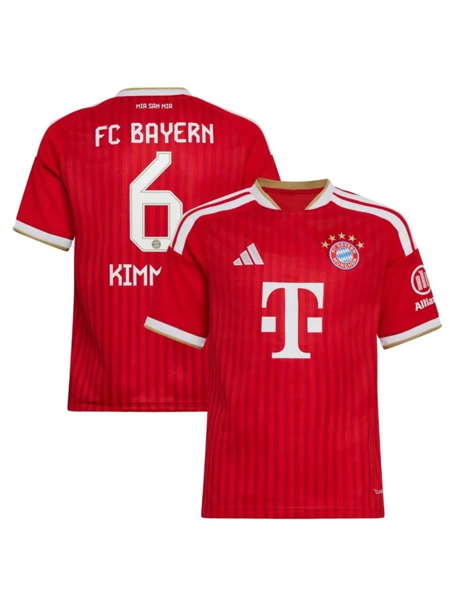 Футболка с коротким рукавом Joshua Kimmich Red Bayern Munich 2026/27 Home Replica Jersey adidas