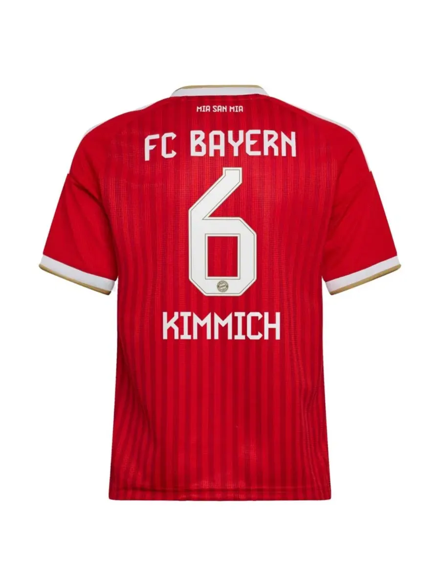 Футболка с коротким рукавом Joshua Kimmich Red Bayern Munich 2026/27 Home Replica Jersey adidas — изображение 3 из 3, красный