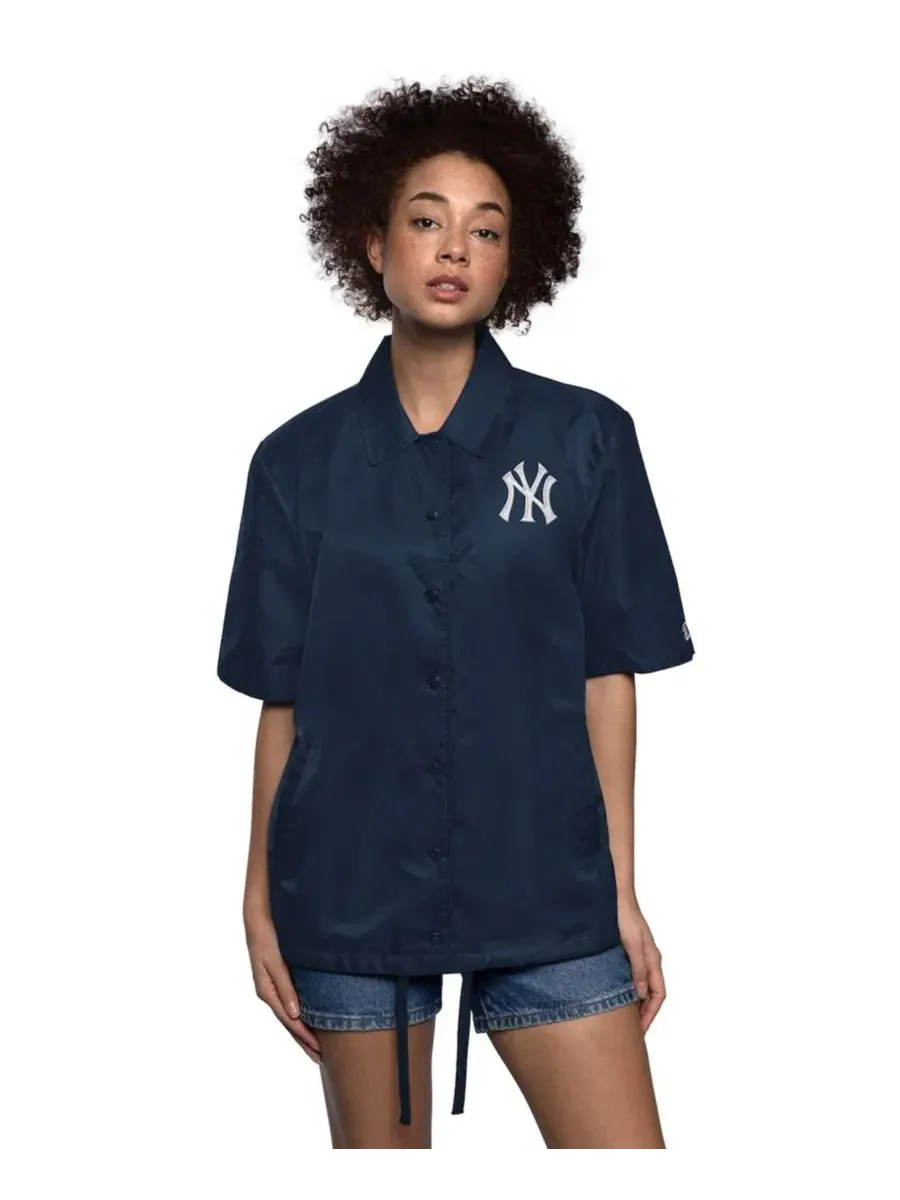 Куртка-коуч с коротким рукавом New York Yankees High Post Starter
