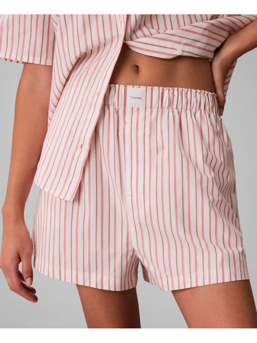 Шорты пижамные женские с принтом Calvin Klein, Aurora Stripe — изображение 6 из 7