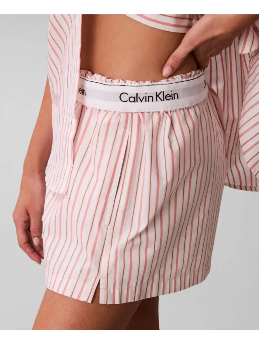 Шорты пижамные женские с принтом Calvin Klein, Aurora Stripe — изображение 7 из 7