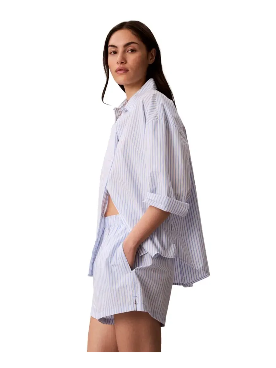 Пижамные шорты с принтом в полоску Calvin Klein, Sera Stripe — изображение 3 из 7