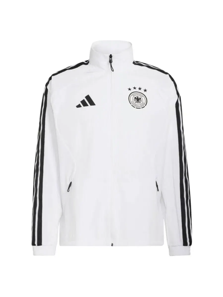Ветровка с длинным рукавом, модель Germany National Team 2026 Home Full-Zip Game Day Anthem Jacket — изображение 3 из 5