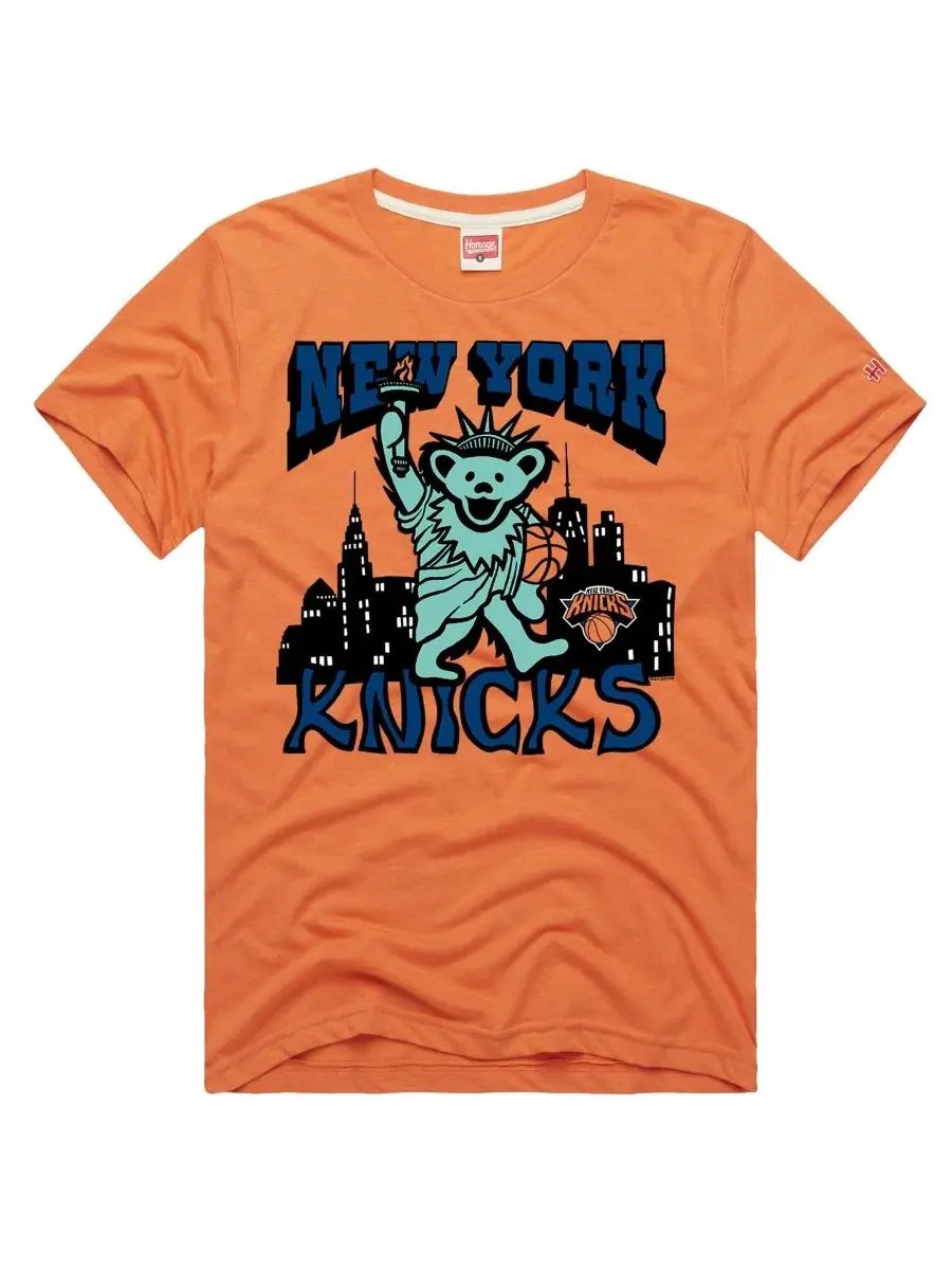 Футболка с коротким рукавом с принтом New York Knicks x The Grateful Dead Bear Homage