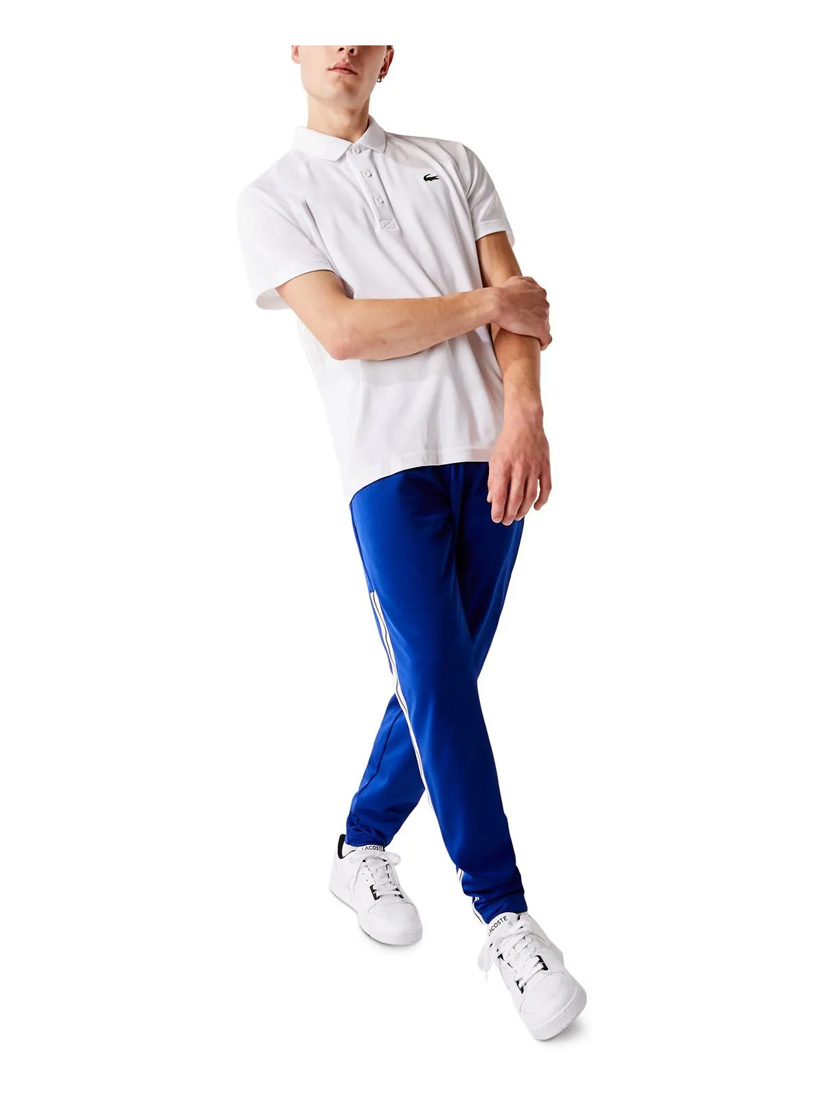 Рубашка поло Lacoste, мужская — изображение 3 из 3, белый
