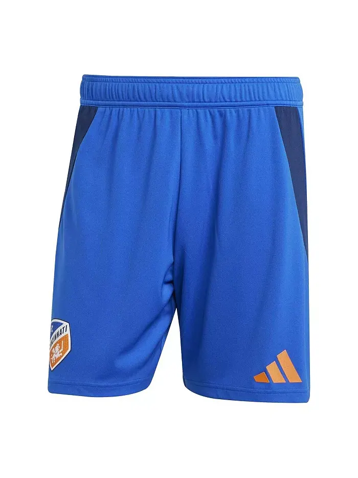 Мужские шорты FC Cincinnati Home 2025 Orange and Blue Legacy Kit Authentic синие adidas