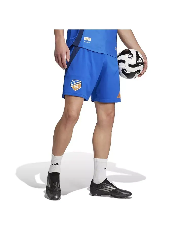 Мужские шорты FC Cincinnati Home 2025 Orange and Blue Legacy Kit Authentic синие adidas — изображение 3 из 5