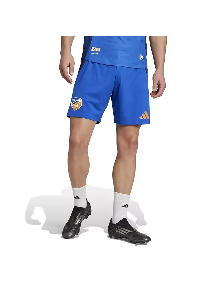 Мужские шорты FC Cincinnati Home 2025 Orange and Blue Legacy Kit Authentic синие adidas — изображение 5 из 5