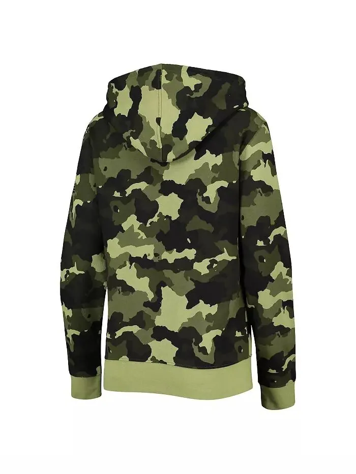 Женская зеленая толстовка с капюшоном Boston Red Sox 2022 MLB Armed Forces Day Camo с — изображение 4 из 5