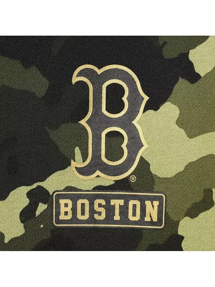 Женская зеленая толстовка с капюшоном Boston Red Sox 2022 MLB Armed Forces Day Camo с — изображение 5 из 5