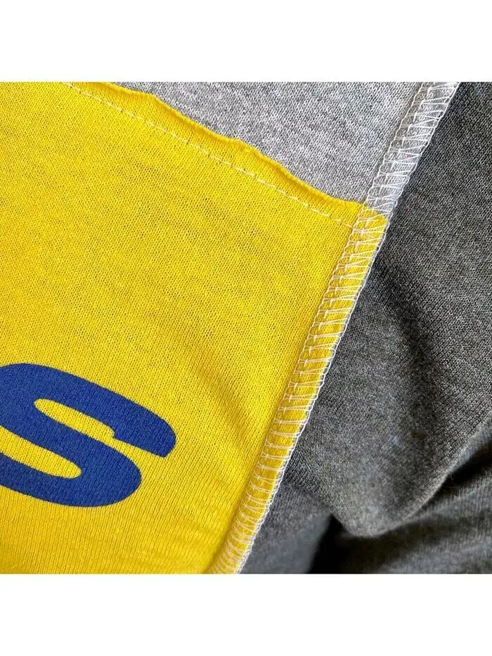 Мужская серая футболка Los Angeles Rams Split Refried Apparel — изображение 3 из 3