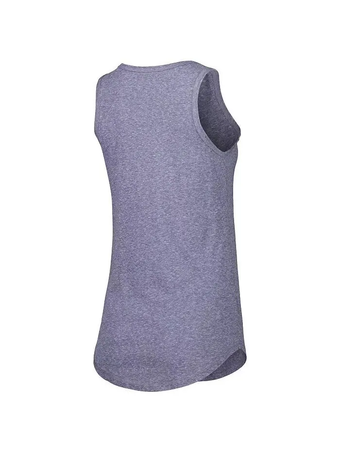 Женская темно-синяя майка Houston Astros Americana Tri-Blend Racerback Touch — изображение 3 из 3
