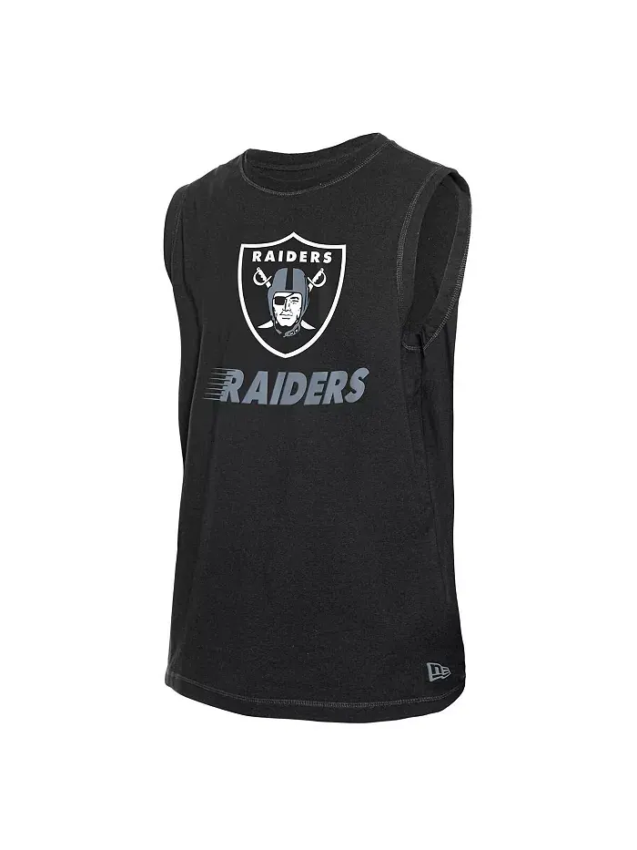 Мужская черная майка Las Vegas Raiders из коллекции Leisure New Era — изображение 2 из 3
