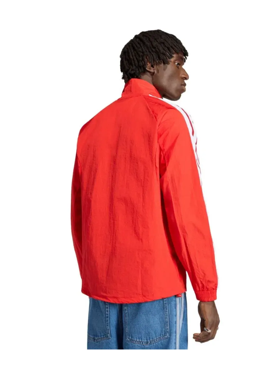 Куртка-ветровка с принтом Chicago Fire, raglan adidas — изображение 2 из 6, красный