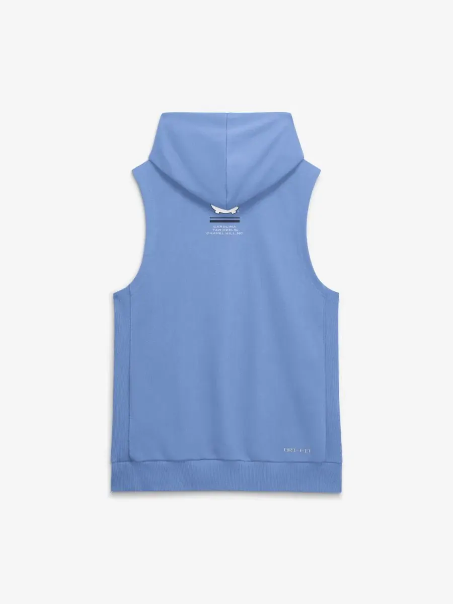 Худи без рукавов с принтом North Carolina Tar Heels 2026 Sideline Dri-FIT Jordan — изображение 3 из 5, синий