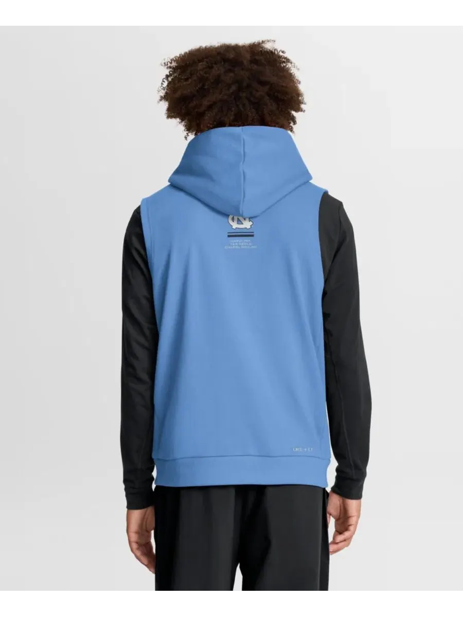 Худи без рукавов с принтом North Carolina Tar Heels 2026 Sideline Dri-FIT Jordan — изображение 4 из 5, синий